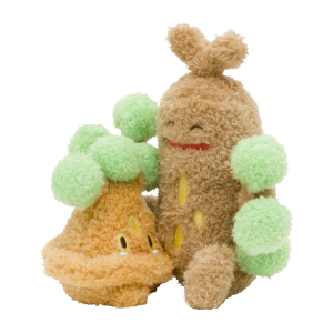 Officiële Pokemon center knuffel Sudowoodo & Bonsly, don't cry Sweet Support 18cm breedt